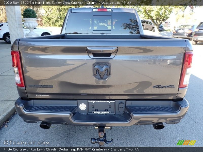 Granite Crystal Metallic / Black 2020 Ram 1500 Big Horn Night Edition Crew Cab 4x4