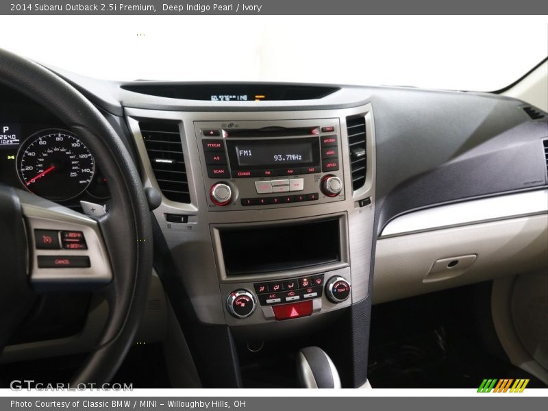 Deep Indigo Pearl / Ivory 2014 Subaru Outback 2.5i Premium