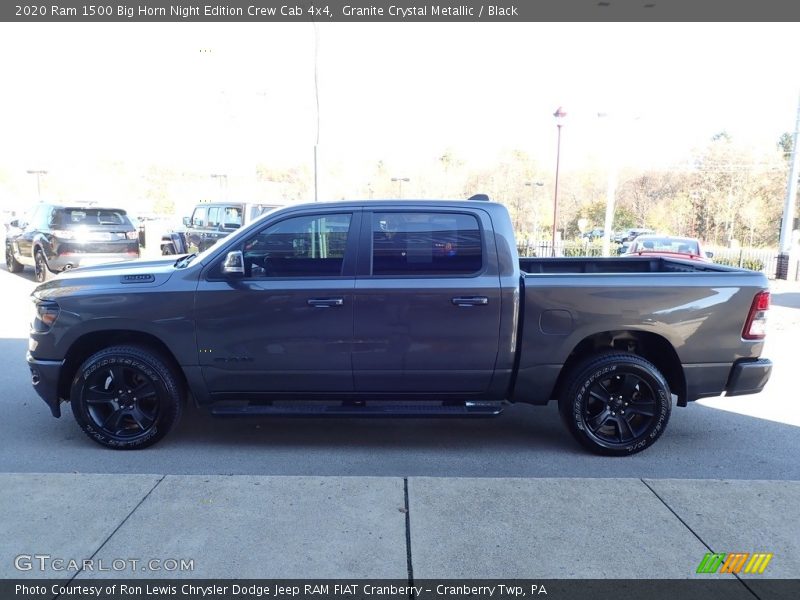 Granite Crystal Metallic / Black 2020 Ram 1500 Big Horn Night Edition Crew Cab 4x4