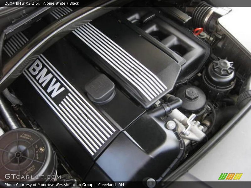 Alpine White / Black 2004 BMW X3 2.5i