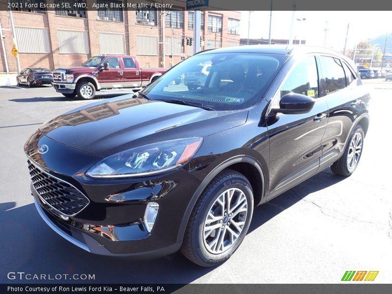 Agate Black Metallic / Ebony 2021 Ford Escape SEL 4WD