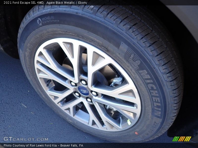 Agate Black Metallic / Ebony 2021 Ford Escape SEL 4WD