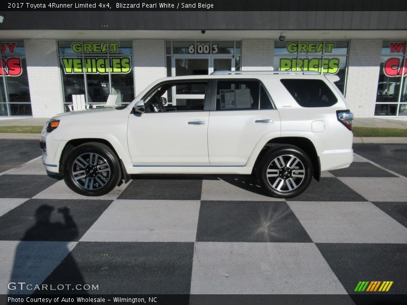 Blizzard Pearl White / Sand Beige 2017 Toyota 4Runner Limited 4x4