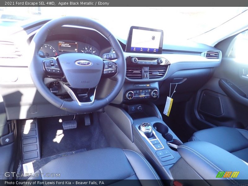 Agate Black Metallic / Ebony 2021 Ford Escape SEL 4WD