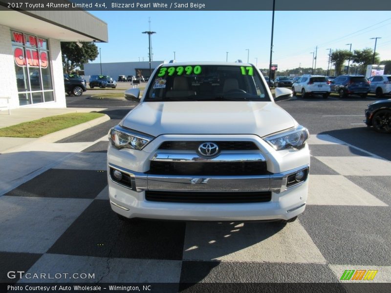 Blizzard Pearl White / Sand Beige 2017 Toyota 4Runner Limited 4x4