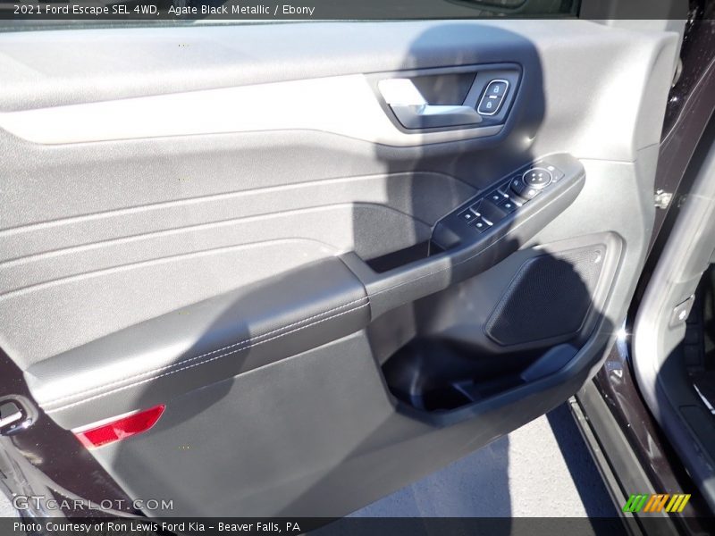 Agate Black Metallic / Ebony 2021 Ford Escape SEL 4WD