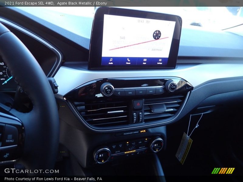 Agate Black Metallic / Ebony 2021 Ford Escape SEL 4WD