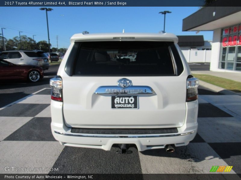 Blizzard Pearl White / Sand Beige 2017 Toyota 4Runner Limited 4x4