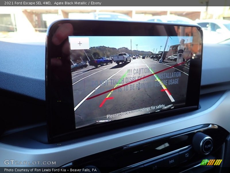 Agate Black Metallic / Ebony 2021 Ford Escape SEL 4WD