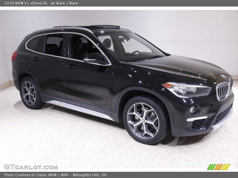 Jet Black / Black 2018 BMW X1 xDrive28i