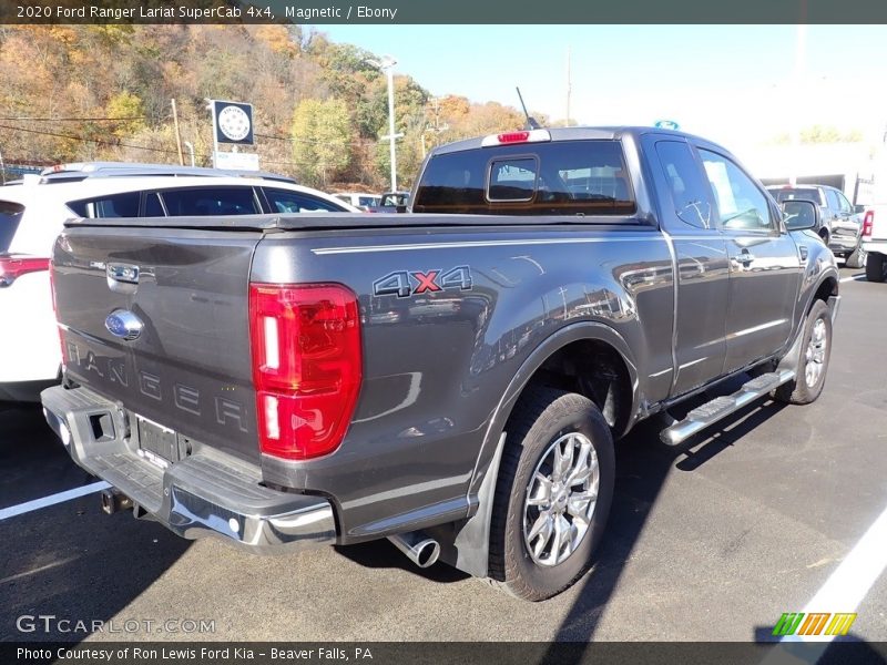 Magnetic / Ebony 2020 Ford Ranger Lariat SuperCab 4x4