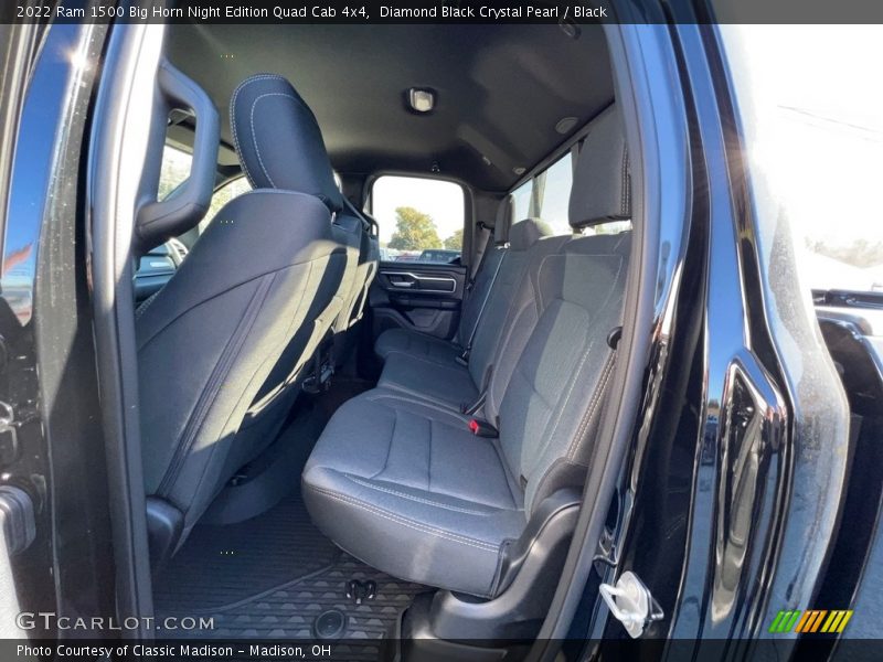 Rear Seat of 2022 1500 Big Horn Night Edition Quad Cab 4x4