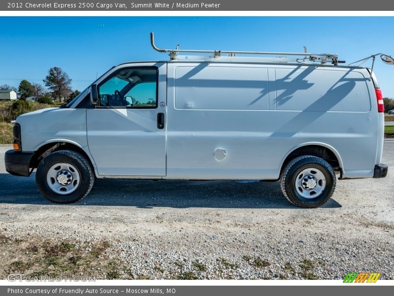 Summit White / Medium Pewter 2012 Chevrolet Express 2500 Cargo Van