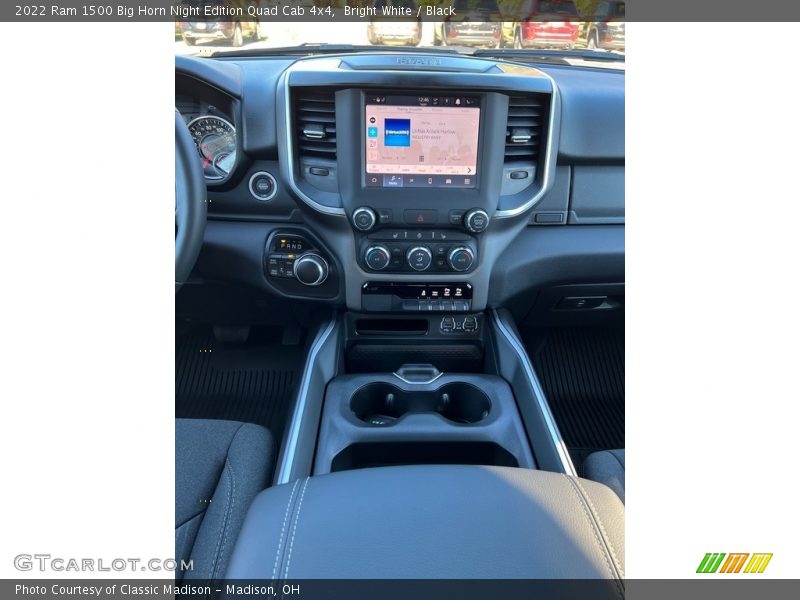 Bright White / Black 2022 Ram 1500 Big Horn Night Edition Quad Cab 4x4