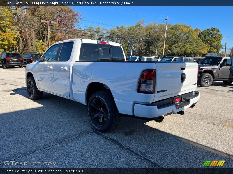 Bright White / Black 2022 Ram 1500 Big Horn Night Edition Quad Cab 4x4
