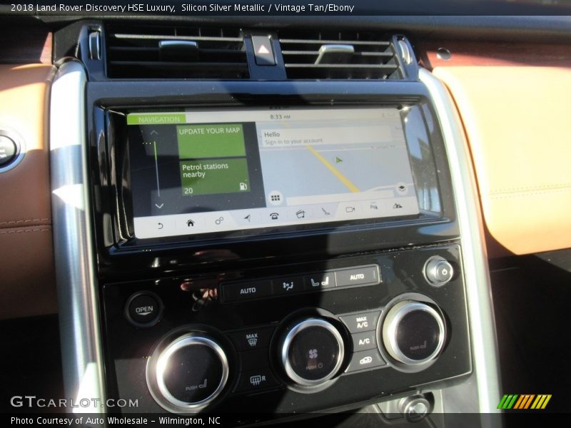 Silicon Silver Metallic / Vintage Tan/Ebony 2018 Land Rover Discovery HSE Luxury