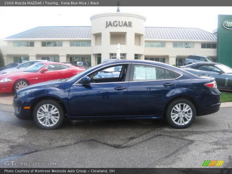 Kona Blue Mica / Black 2009 Mazda MAZDA6 i Touring