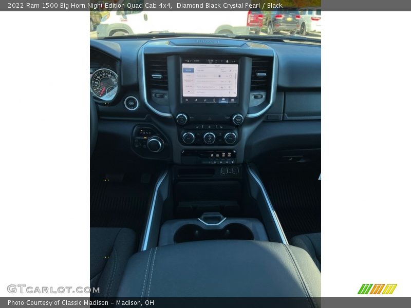Diamond Black Crystal Pearl / Black 2022 Ram 1500 Big Horn Night Edition Quad Cab 4x4