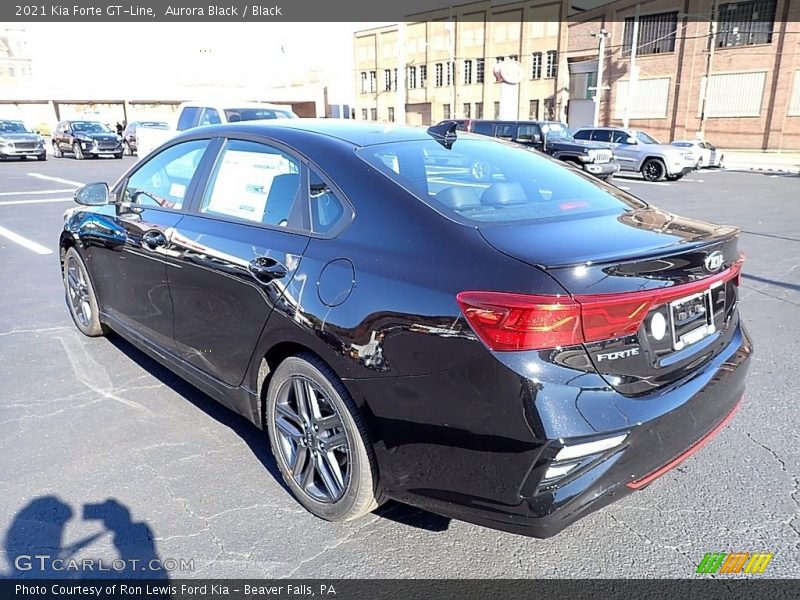 Aurora Black / Black 2021 Kia Forte GT-Line