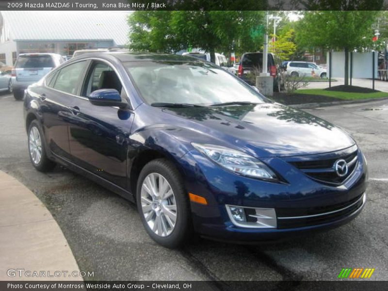 Kona Blue Mica / Black 2009 Mazda MAZDA6 i Touring