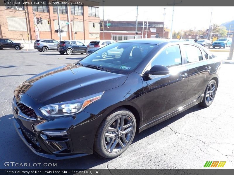 Aurora Black / Black 2021 Kia Forte GT-Line