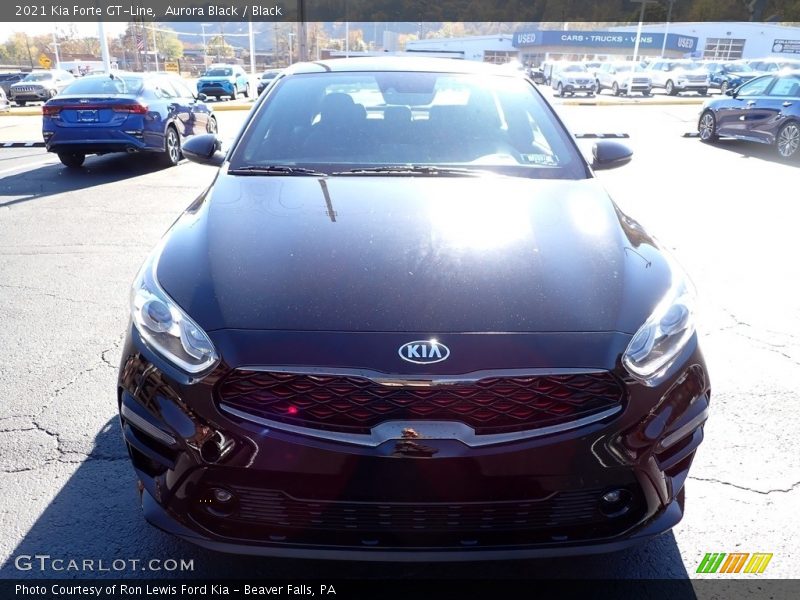 Aurora Black / Black 2021 Kia Forte GT-Line