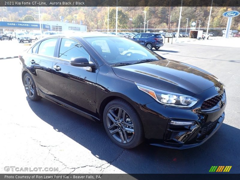 Aurora Black / Black 2021 Kia Forte GT-Line