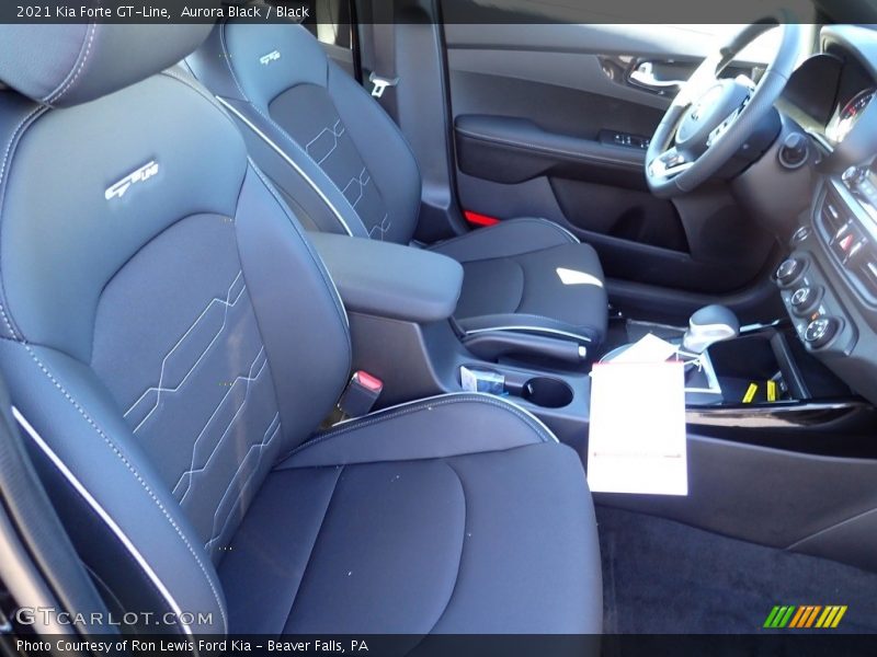 Aurora Black / Black 2021 Kia Forte GT-Line