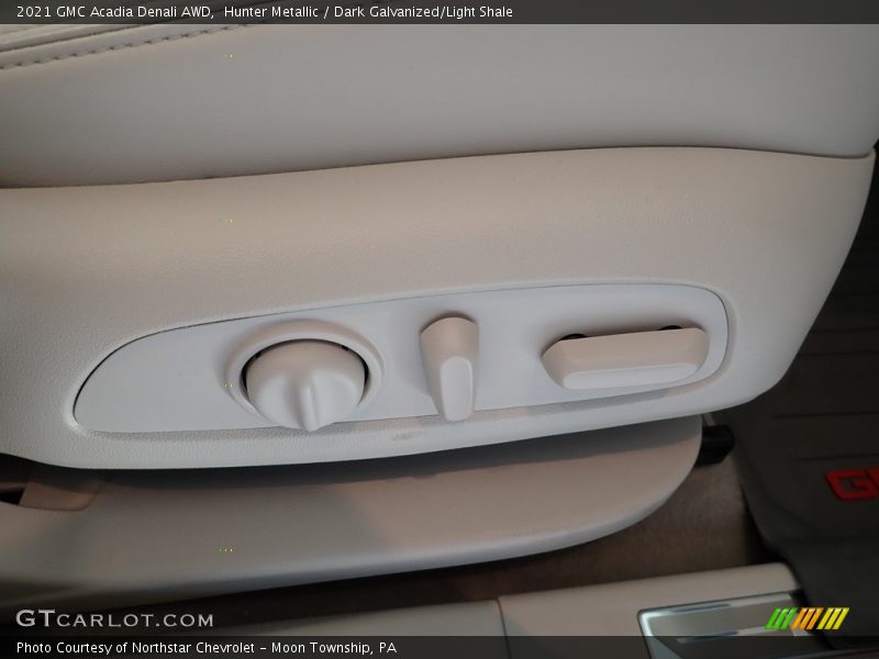 Hunter Metallic / Dark Galvanized/Light Shale 2021 GMC Acadia Denali AWD