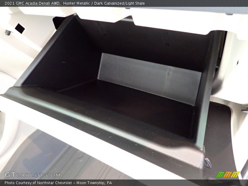 Hunter Metallic / Dark Galvanized/Light Shale 2021 GMC Acadia Denali AWD