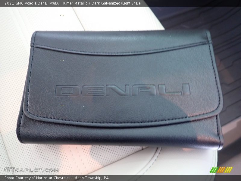 Hunter Metallic / Dark Galvanized/Light Shale 2021 GMC Acadia Denali AWD