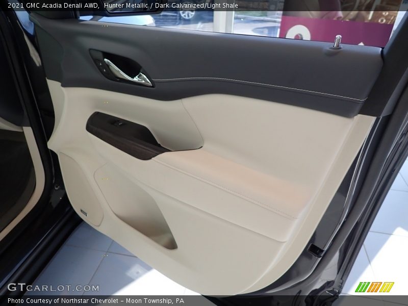 Hunter Metallic / Dark Galvanized/Light Shale 2021 GMC Acadia Denali AWD