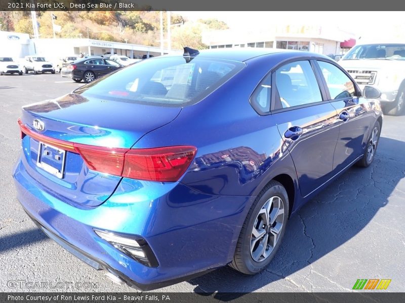 Deep Sea Blue / Black 2021 Kia Forte LXS