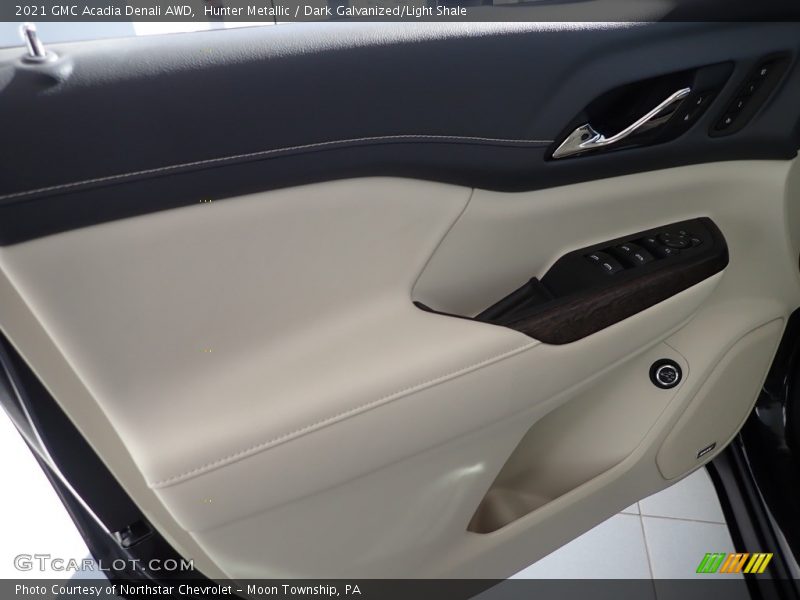Hunter Metallic / Dark Galvanized/Light Shale 2021 GMC Acadia Denali AWD