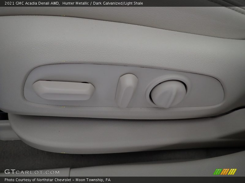 Hunter Metallic / Dark Galvanized/Light Shale 2021 GMC Acadia Denali AWD