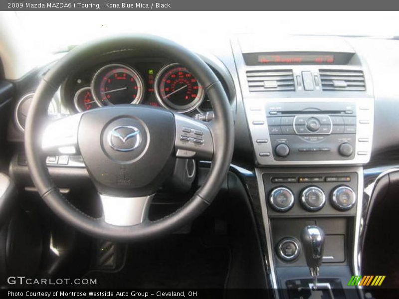 Kona Blue Mica / Black 2009 Mazda MAZDA6 i Touring