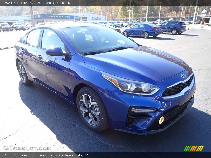 Deep Sea Blue / Black 2021 Kia Forte LXS