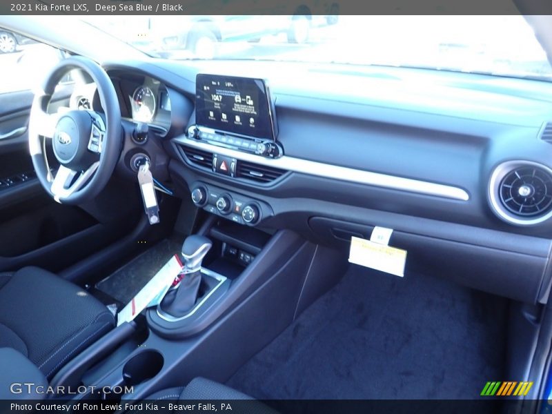 Deep Sea Blue / Black 2021 Kia Forte LXS