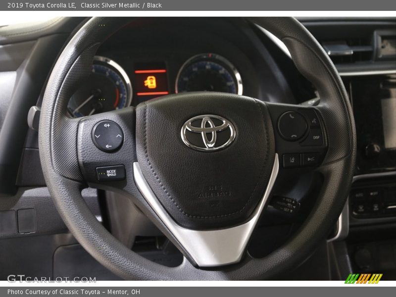 Classic Silver Metallic / Black 2019 Toyota Corolla LE