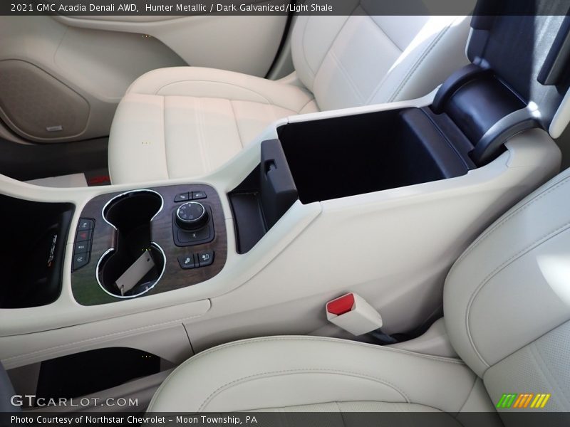 Hunter Metallic / Dark Galvanized/Light Shale 2021 GMC Acadia Denali AWD