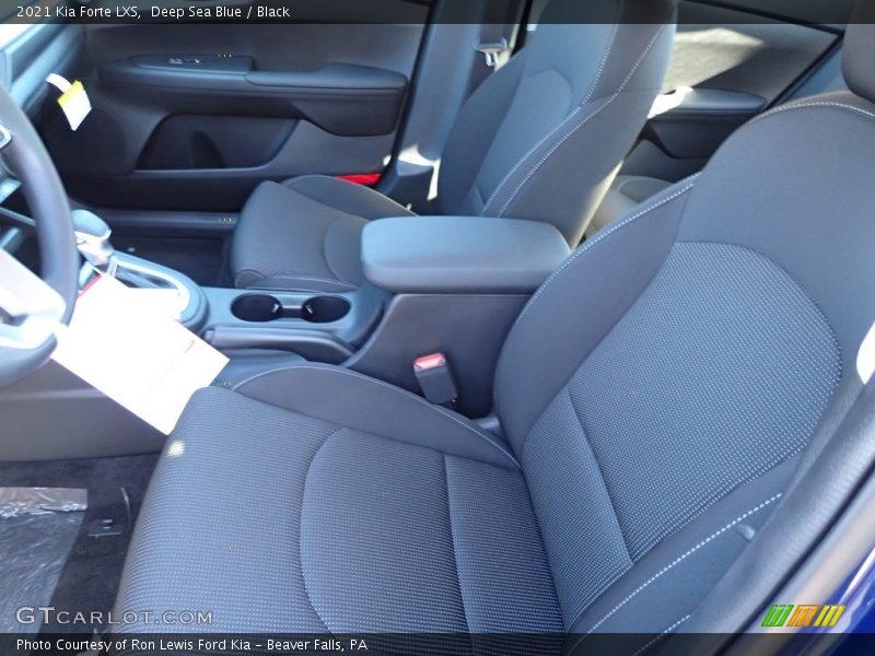 Deep Sea Blue / Black 2021 Kia Forte LXS