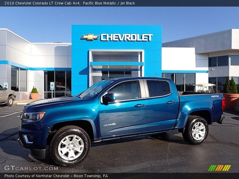 Pacific Blue Metallic / Jet Black 2019 Chevrolet Colorado LT Crew Cab 4x4