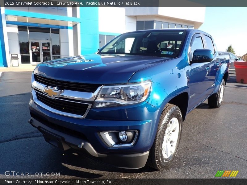 Pacific Blue Metallic / Jet Black 2019 Chevrolet Colorado LT Crew Cab 4x4