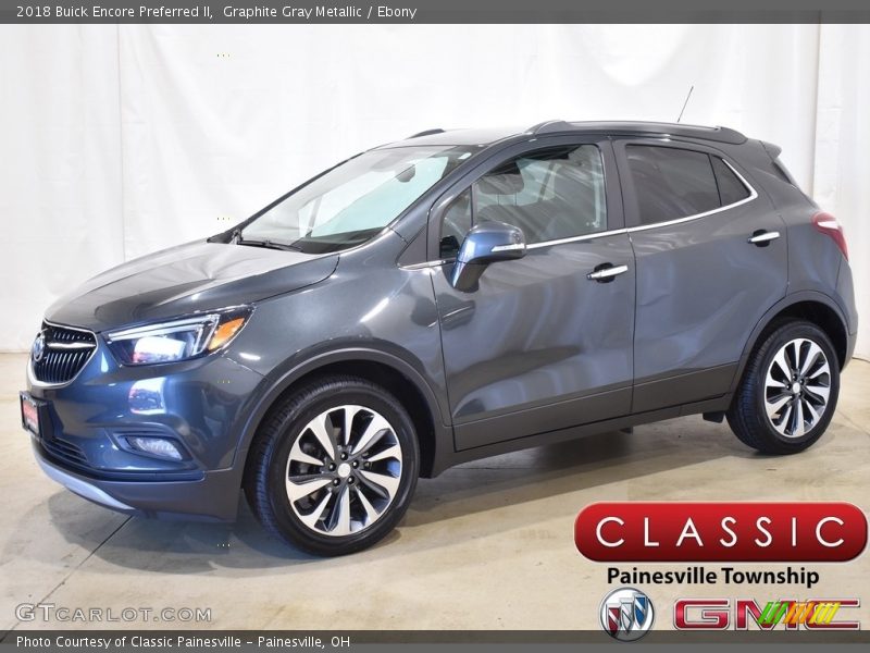 Graphite Gray Metallic / Ebony 2018 Buick Encore Preferred II