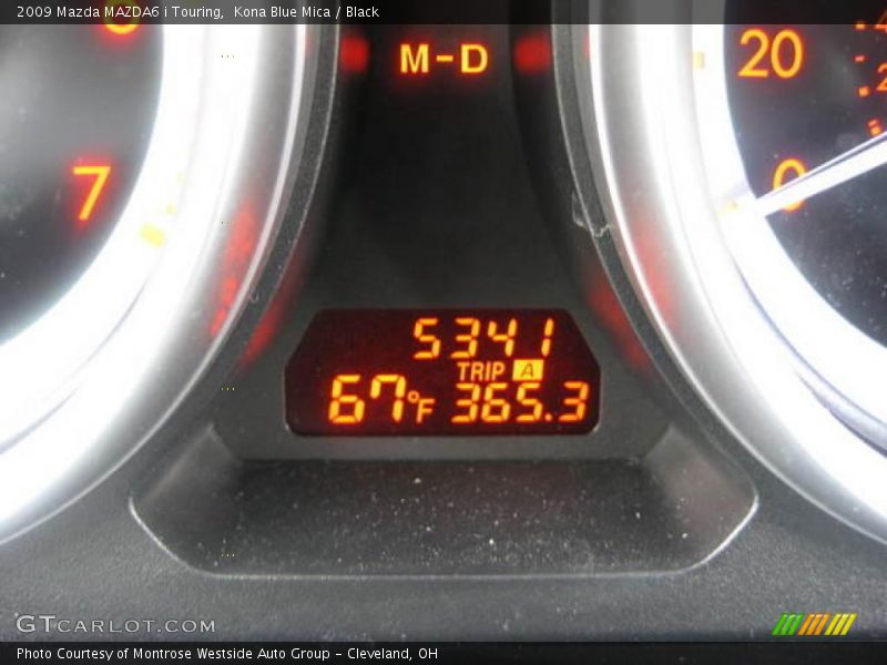 Kona Blue Mica / Black 2009 Mazda MAZDA6 i Touring