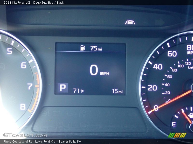 Deep Sea Blue / Black 2021 Kia Forte LXS