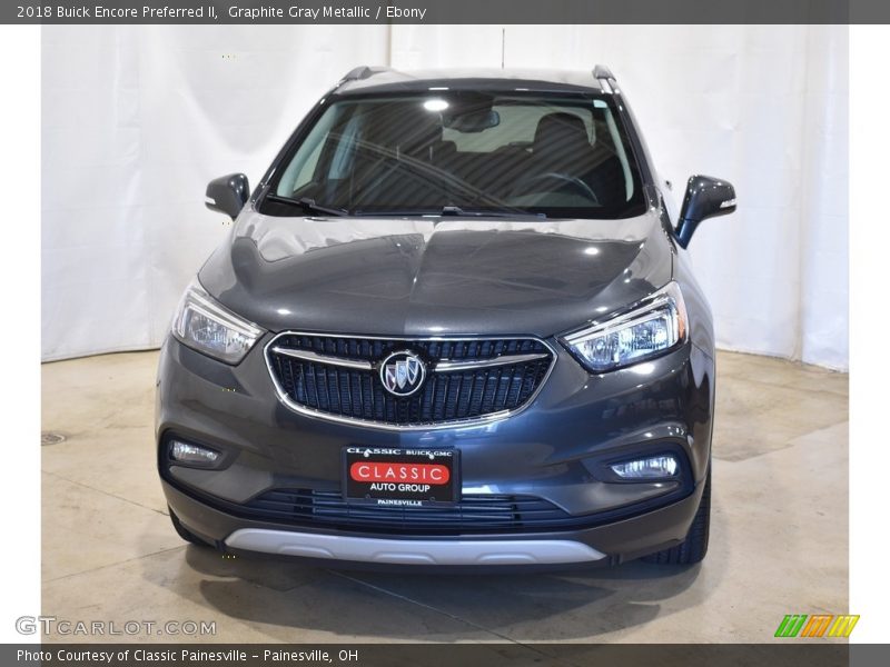 Graphite Gray Metallic / Ebony 2018 Buick Encore Preferred II