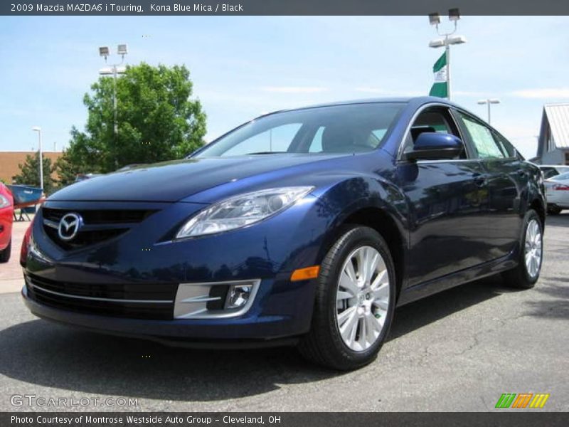 Kona Blue Mica / Black 2009 Mazda MAZDA6 i Touring