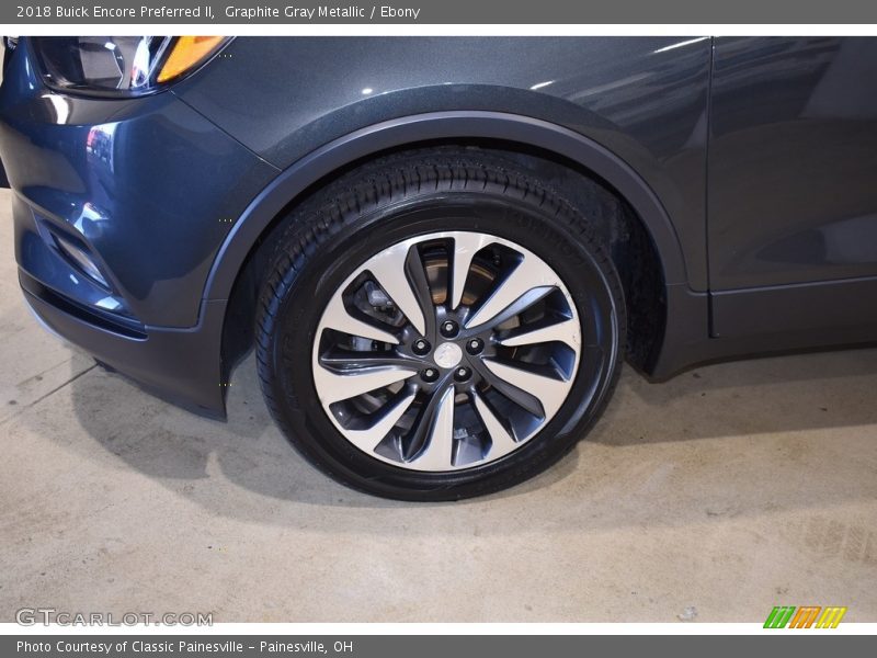 Graphite Gray Metallic / Ebony 2018 Buick Encore Preferred II