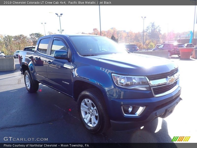 Pacific Blue Metallic / Jet Black 2019 Chevrolet Colorado LT Crew Cab 4x4